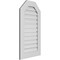 Ekena Millwork Octagonal Top Surface Mount PVC Gable Vent: Functional, w/ 3-1/2"W x 1"P Standard Frame, 20"W x 36"H GVPOT20X3601SF - alternate 4